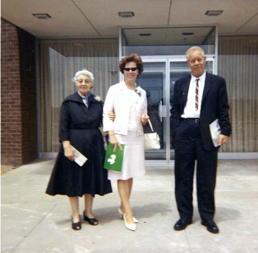 Astrid, Alice och Tage Flyborg 1964